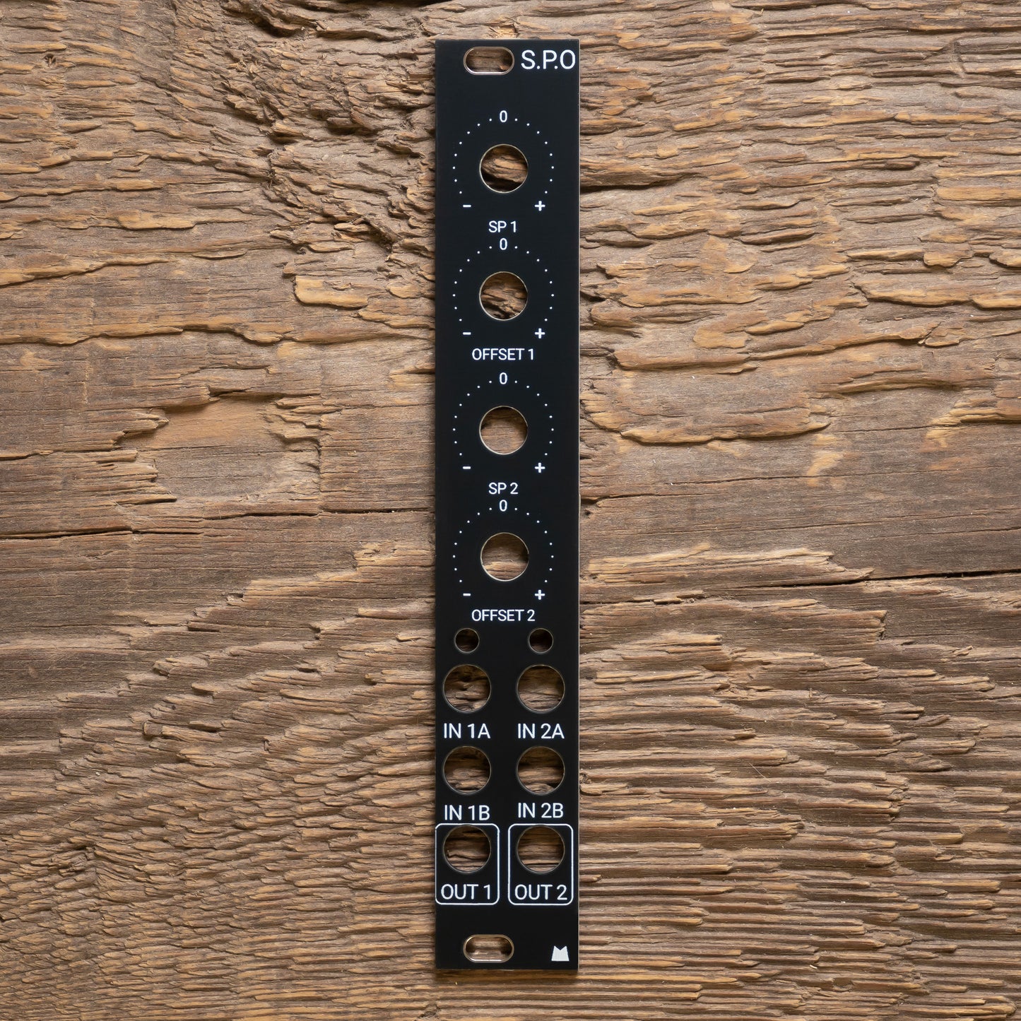 Scale - Polarize - Offset (S.P.O) black panel