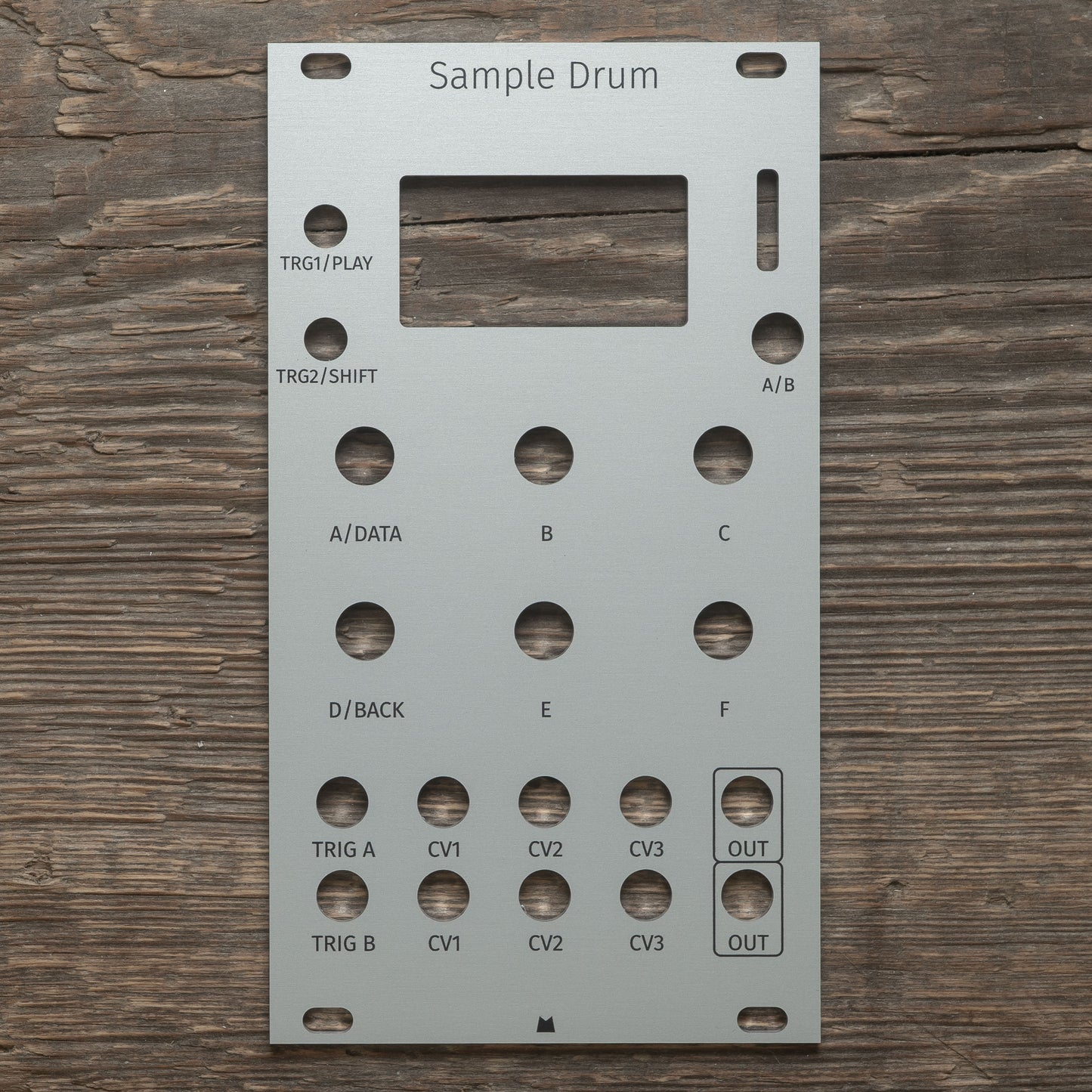 Sample Drum (E-149-3) silver panel