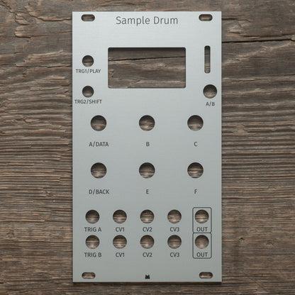 Sample Drum (E-149-3) silver panel