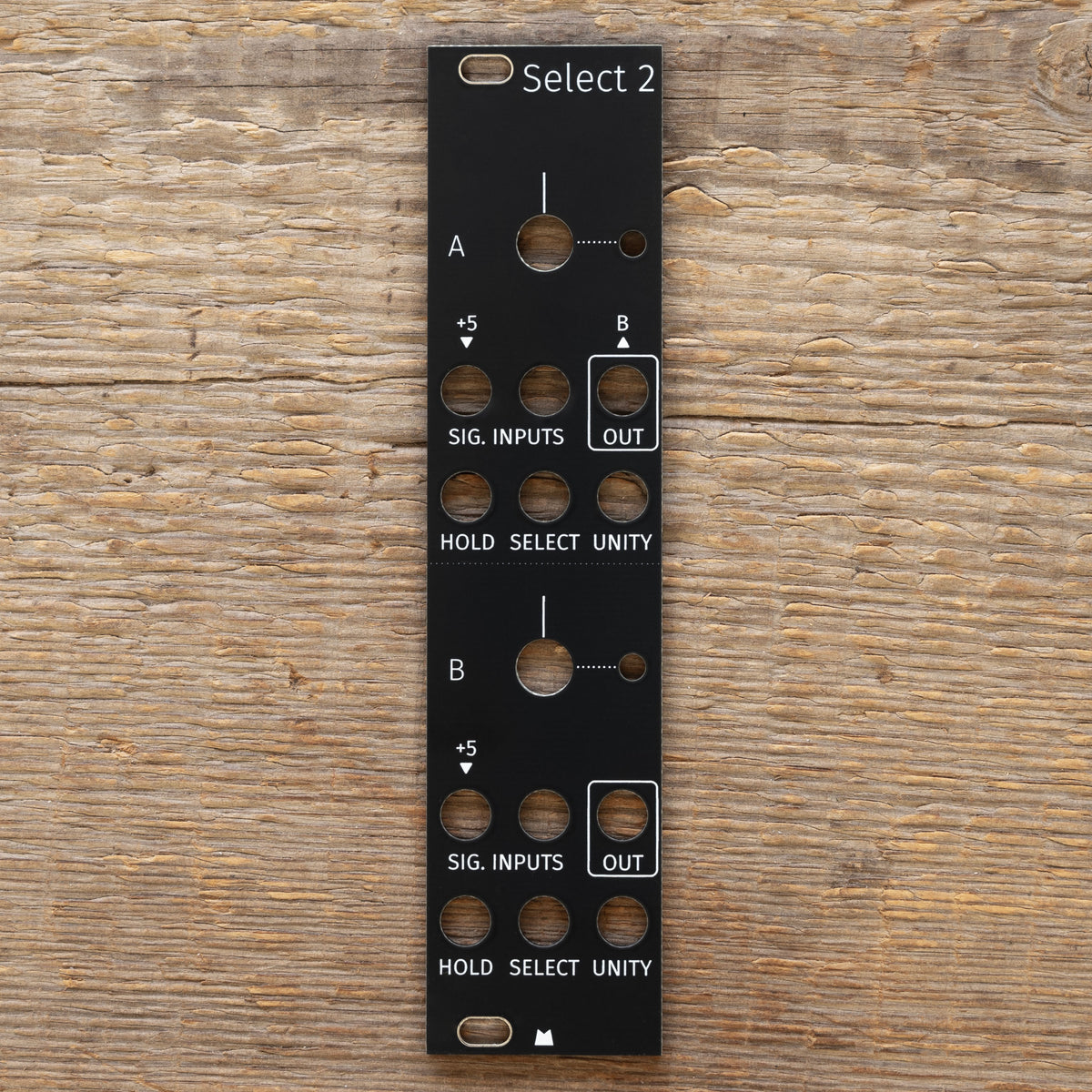 Select 2 black panel – Mörk Modules