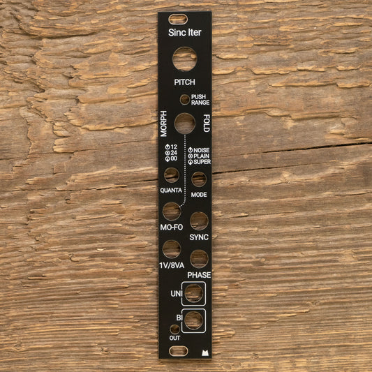 Sinc Iter black panel