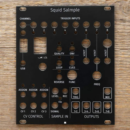 Squid Salmple black panel