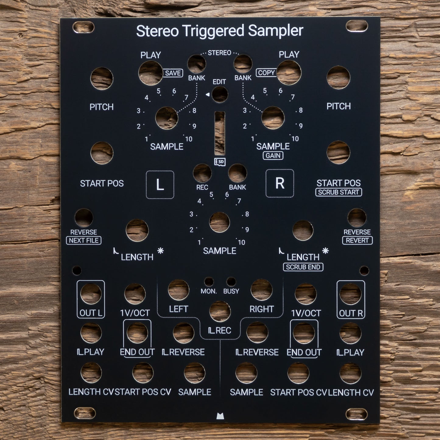 Stereo Triggered Sampler black panel