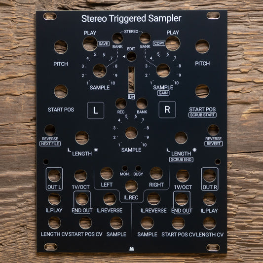 Stereo Triggered Sampler black panel