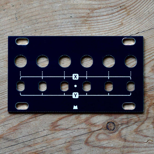 Switched Mult 1U black panel