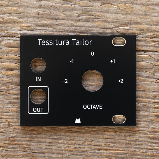 Tessitura Tailor 1U black panel
