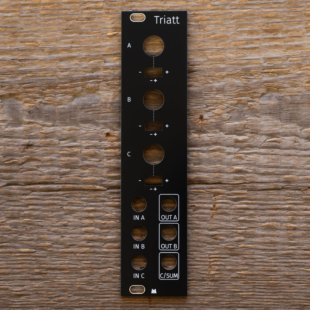 Triatt black panel – Mörk Modules