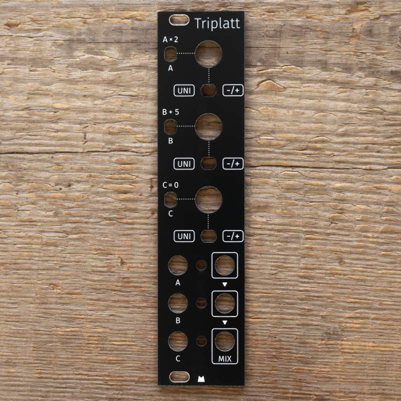 Triplatt black panel