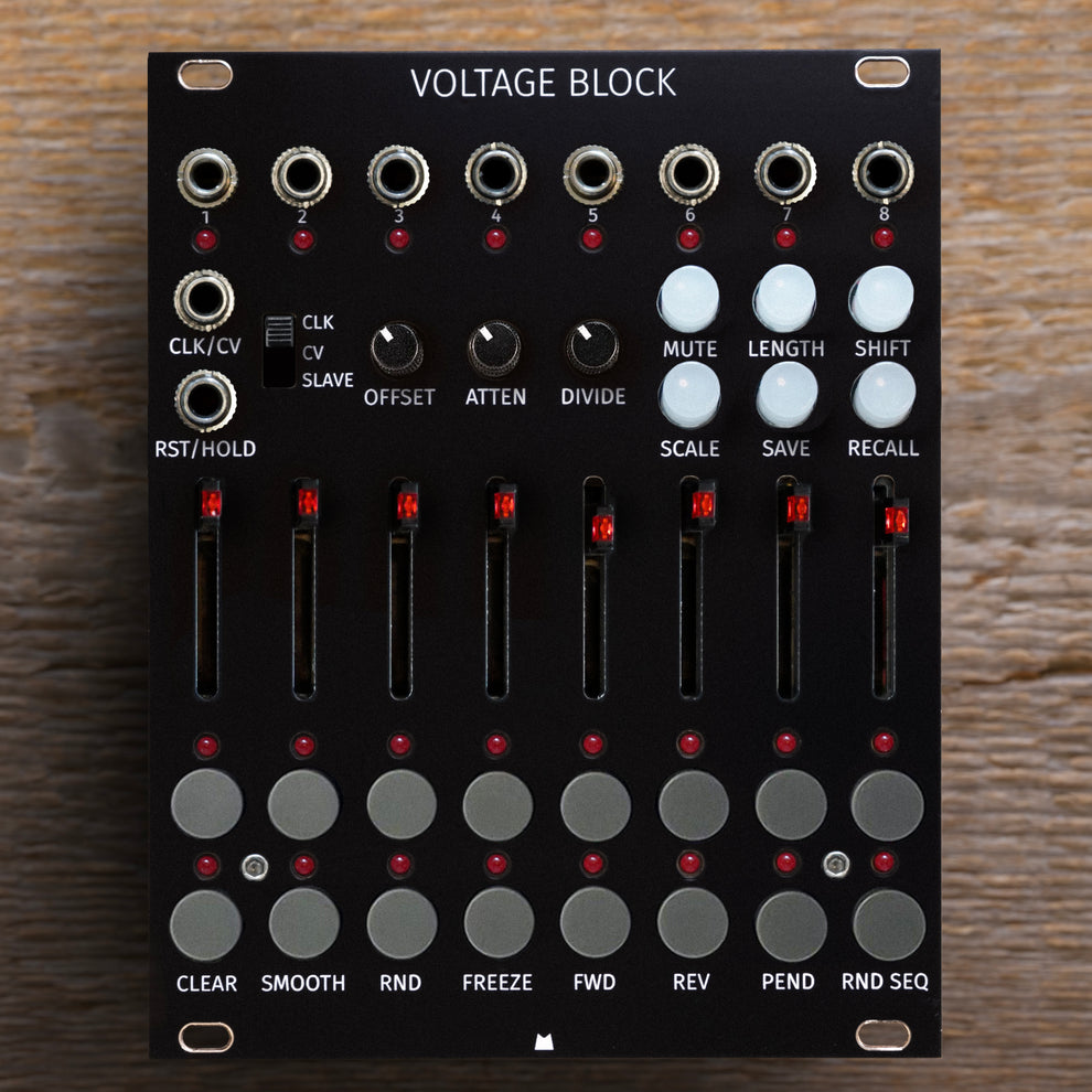 Voltage Block black panel – Mörk Modules