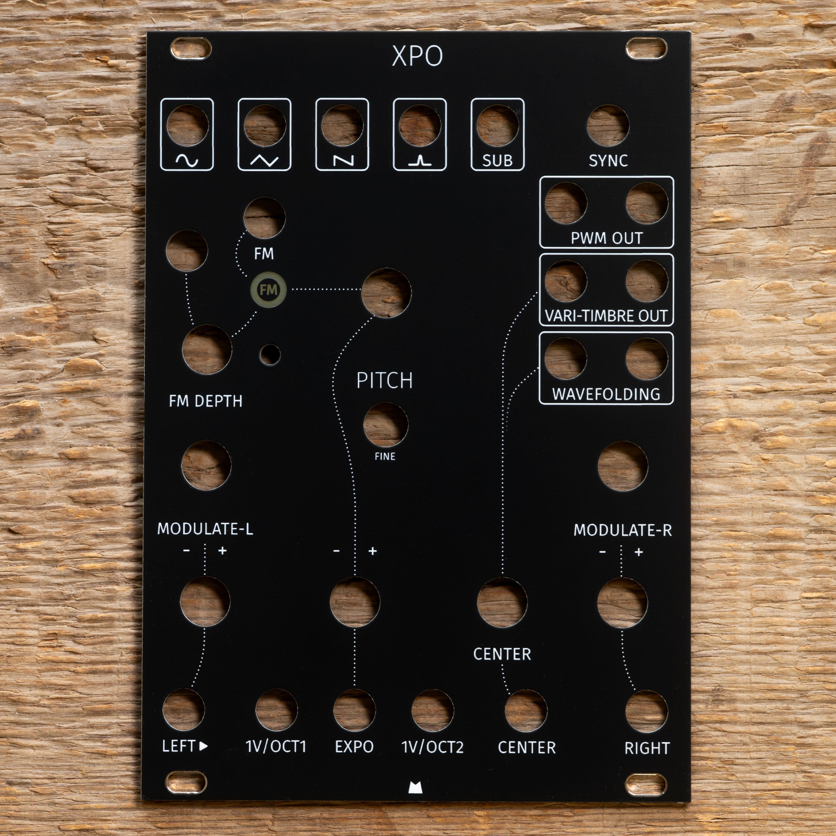 XPO black panel – Mörk Modules
