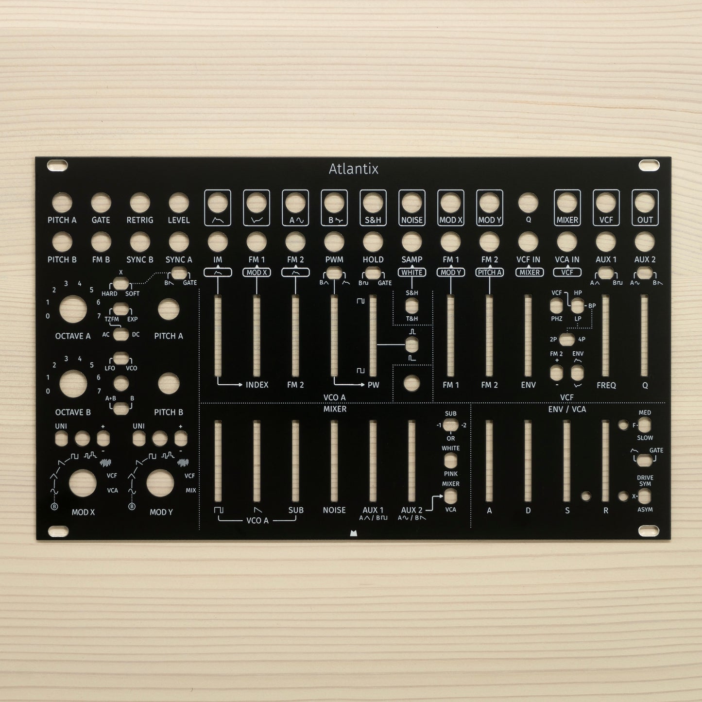 Atlantix black panel