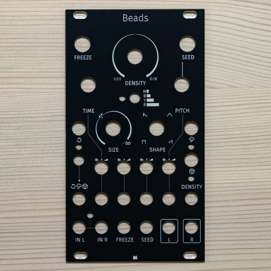 Beads black panel