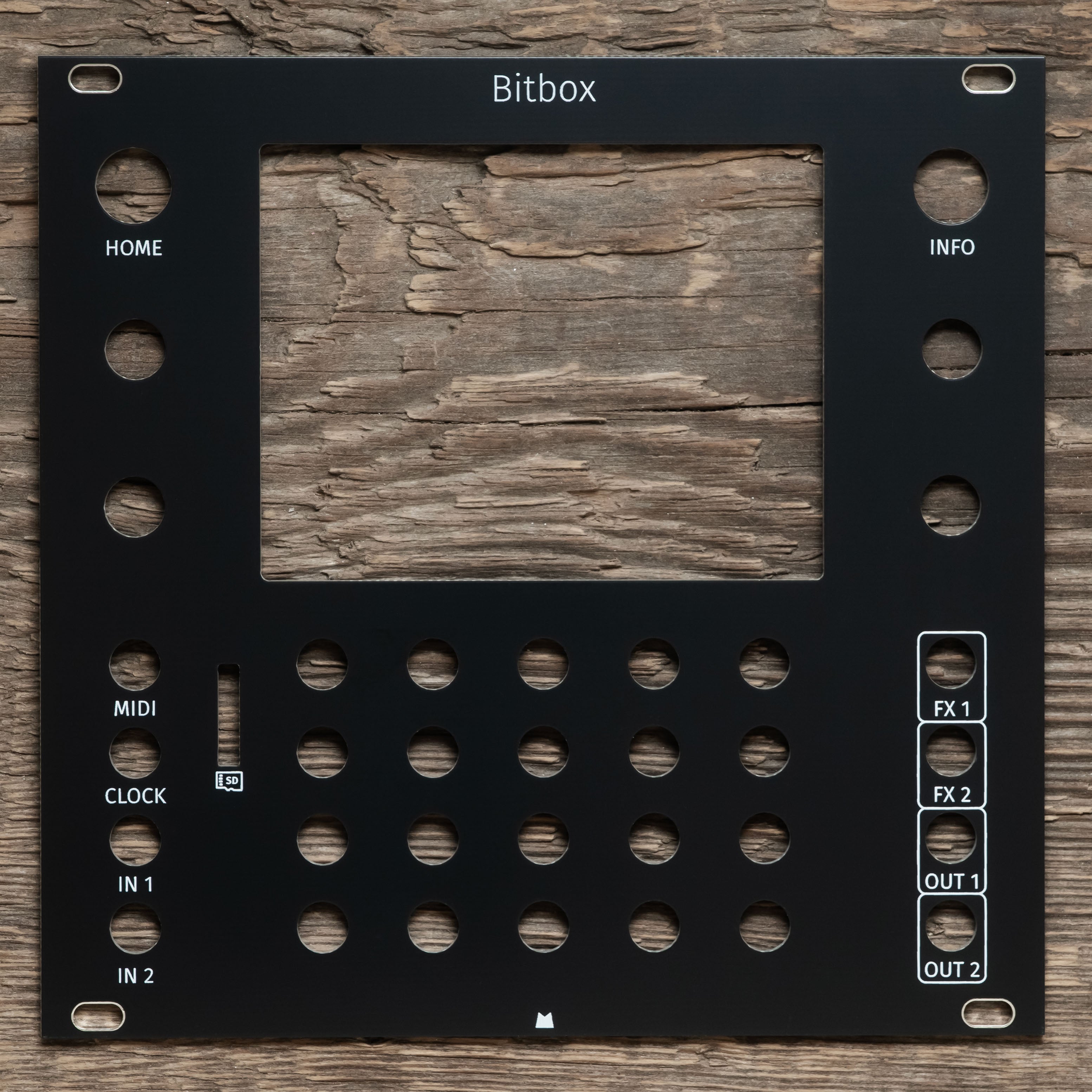 Bitbox black panel – Mörk Modules