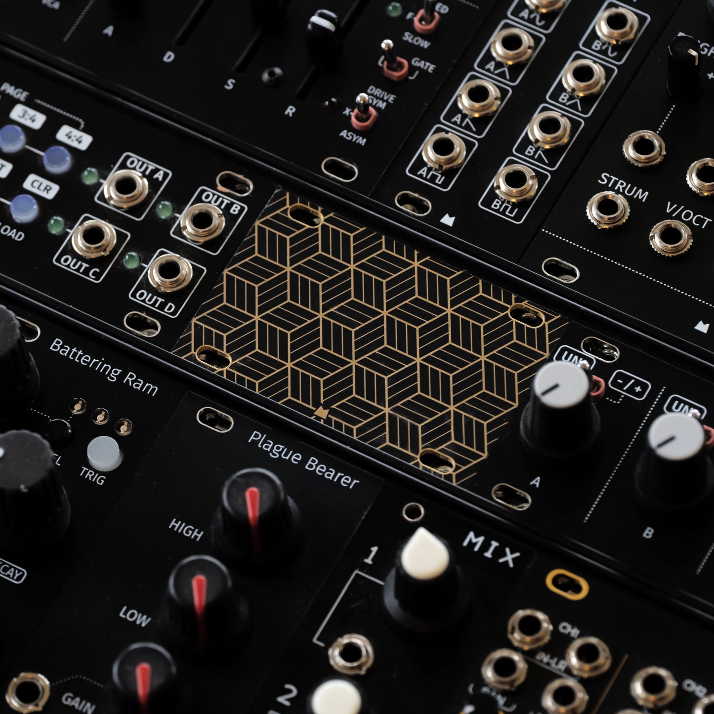 Blank - Hextiles - 12hp 1U