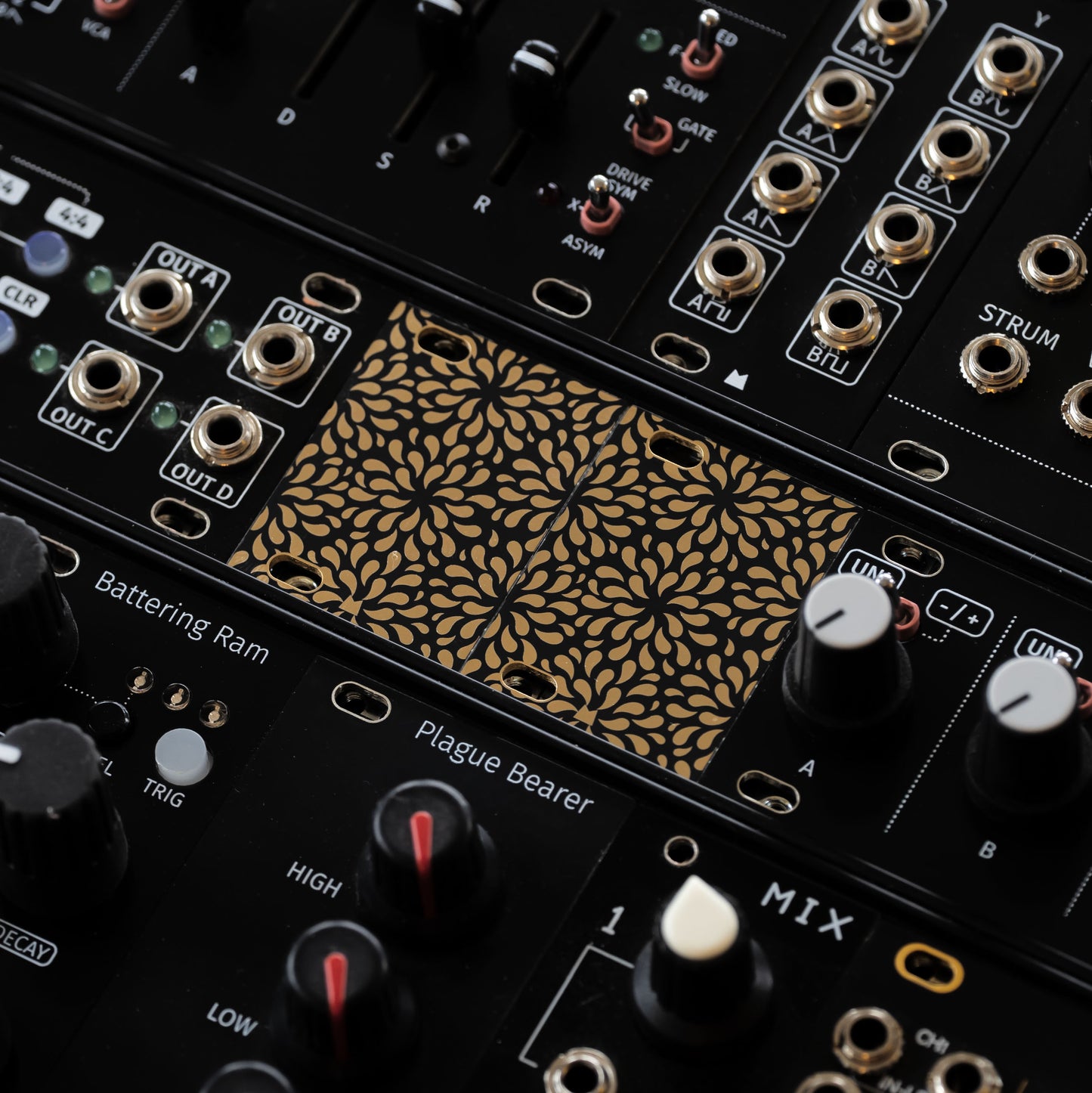 Blank - Floral Drops - 6hp 1U