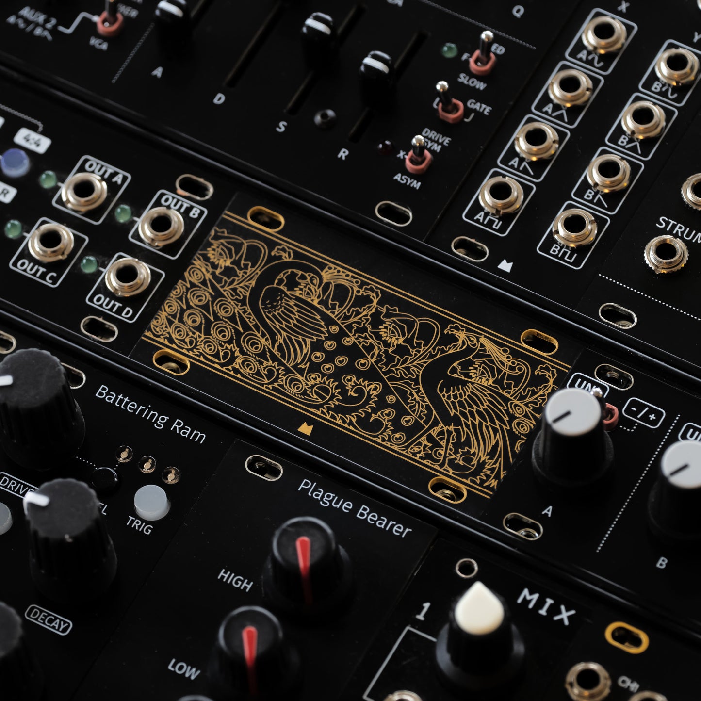 Blank - Peacocks - 14hp 1U