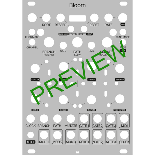 Bloom (v2) silver panel