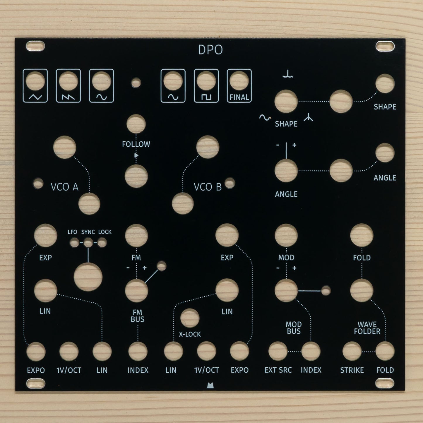 DPO black panel