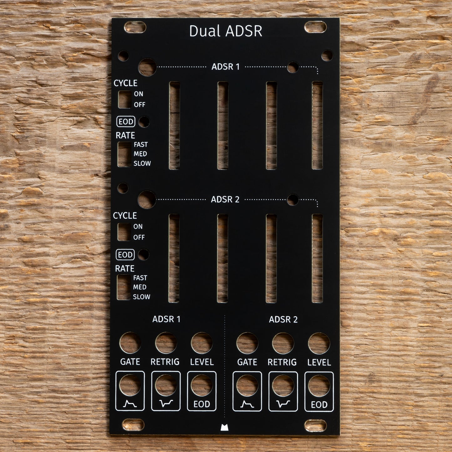 Dual ADSR black panel