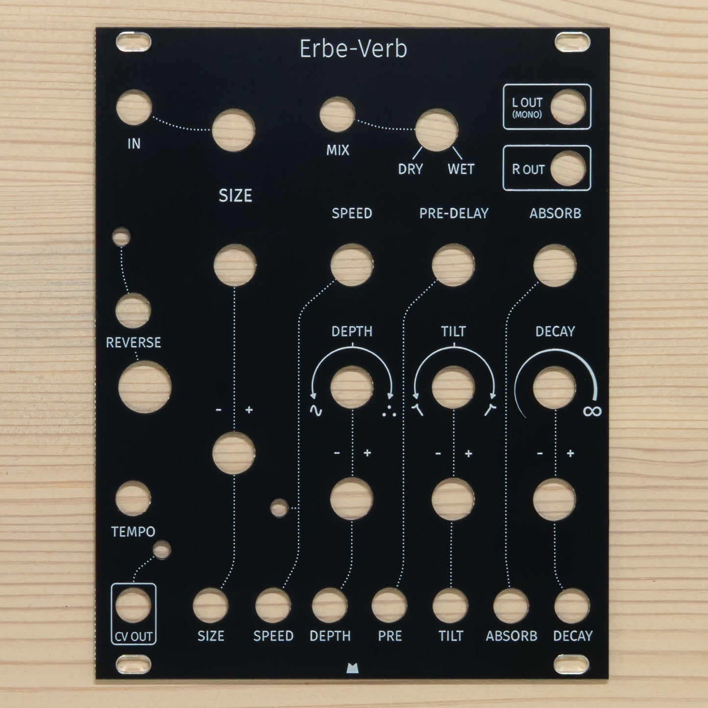 Erbe-Verb black panel