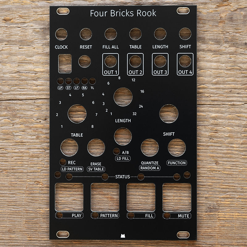 Four Bricks Rook black panel