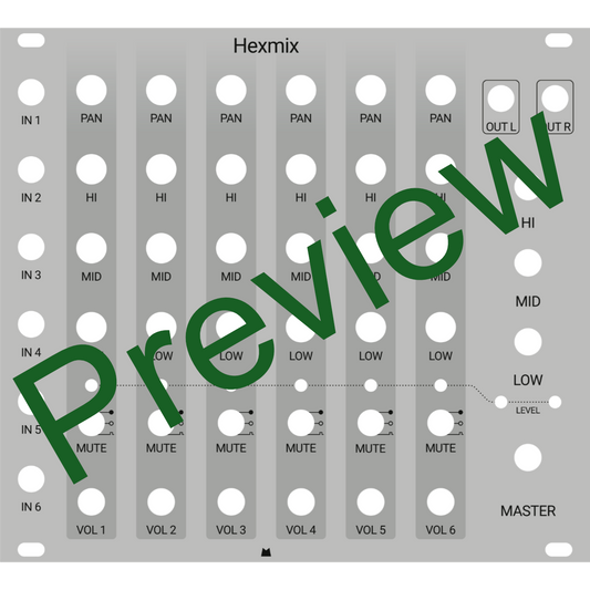 Hexmix silver panel