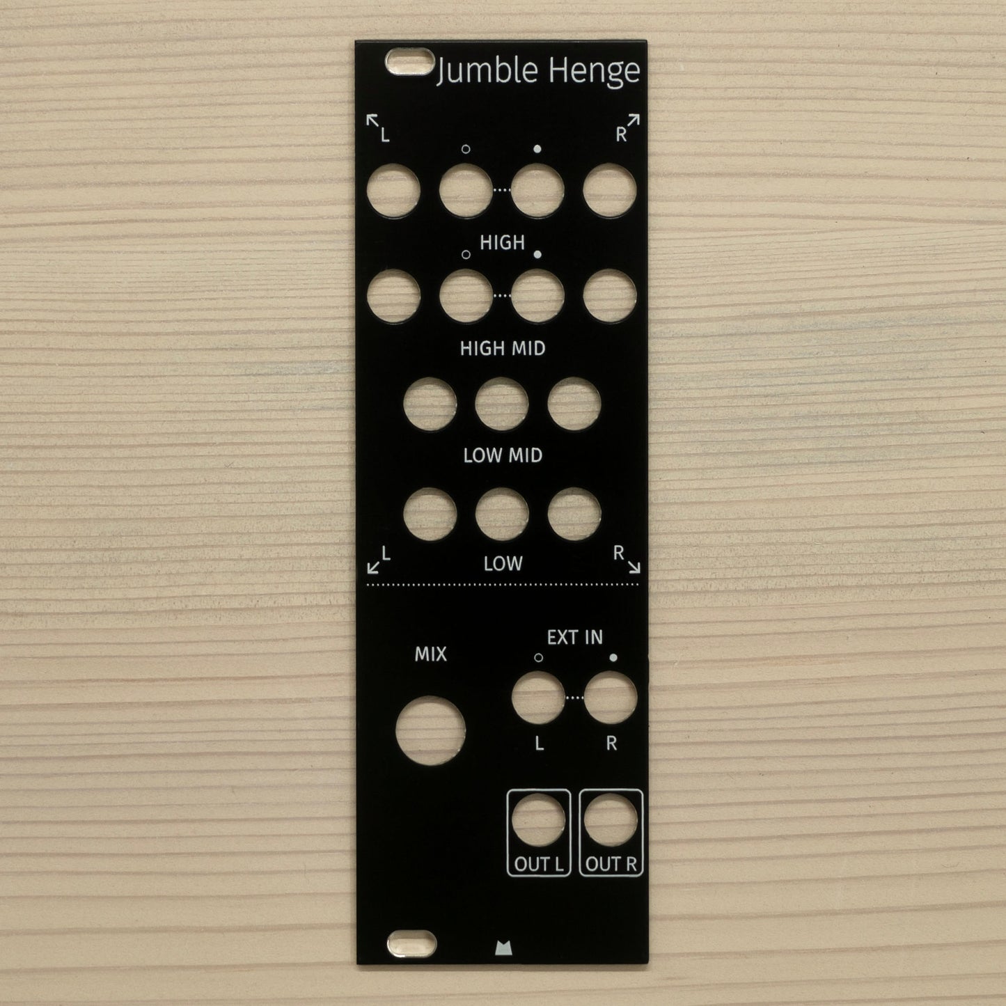 Jumble Henge black panel