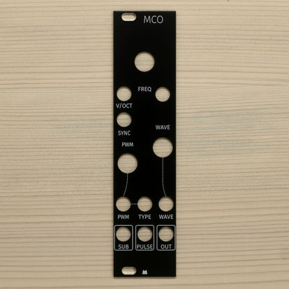 MCO black panel