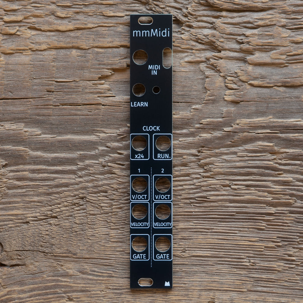mmMidi (mk2) black panel – Mörk Modules