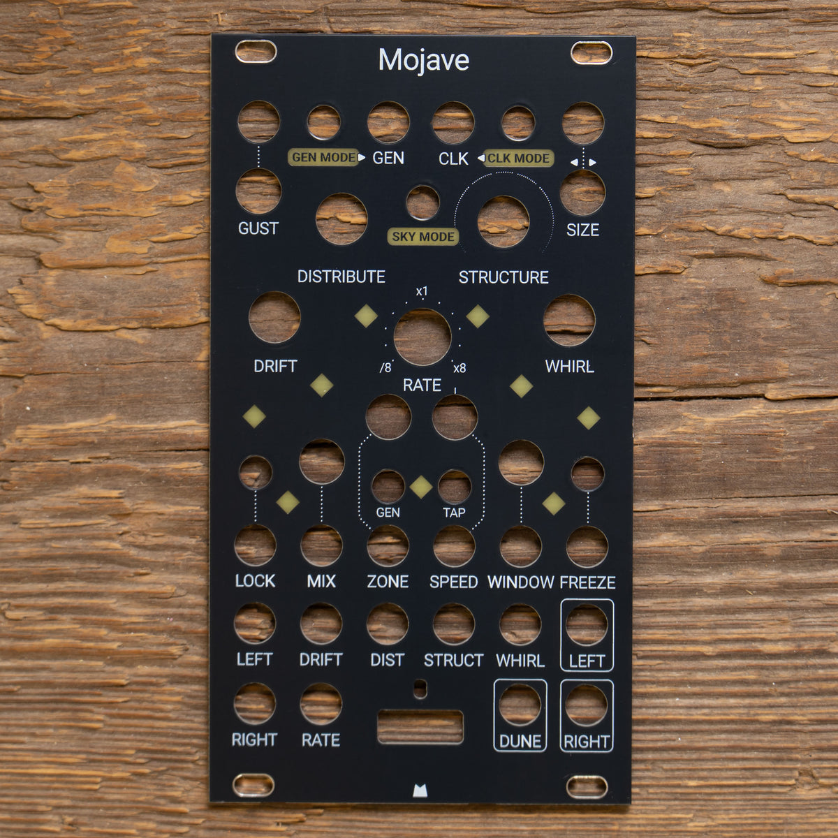 Mojave black panel