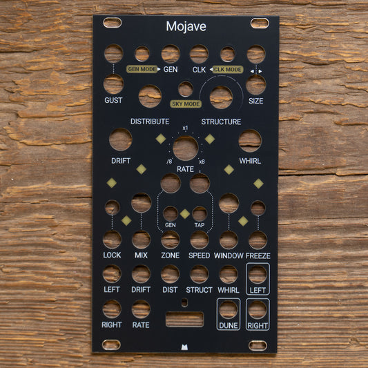 Mojave black panel