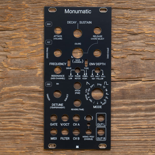 Monumatic black panel