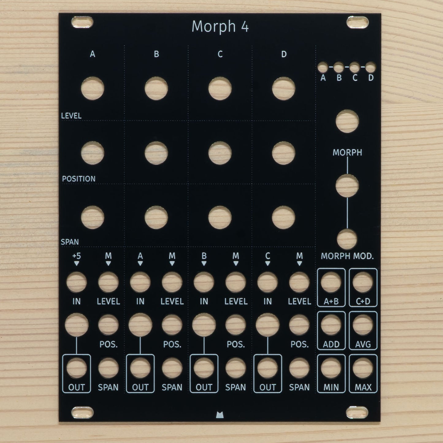 Morph 4 black panel