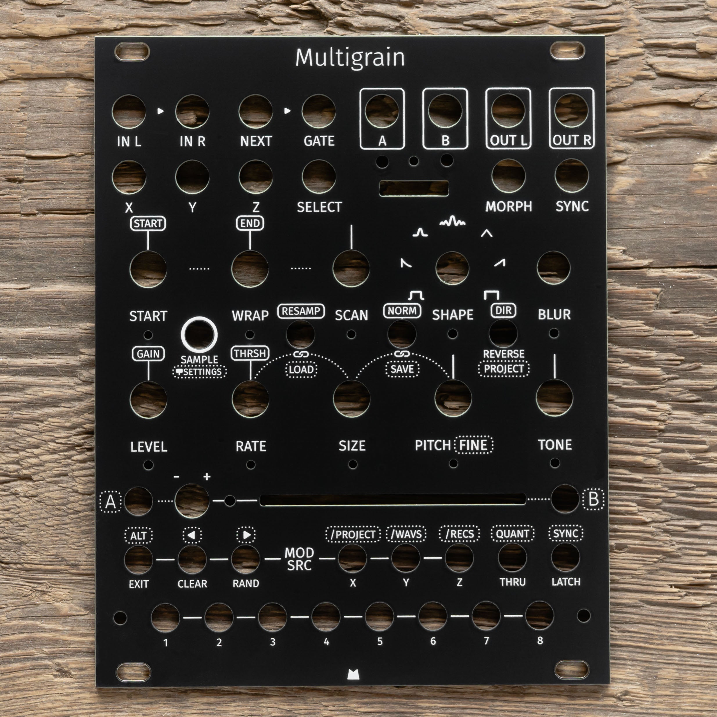 Multigrain black panel – Mörk Modules