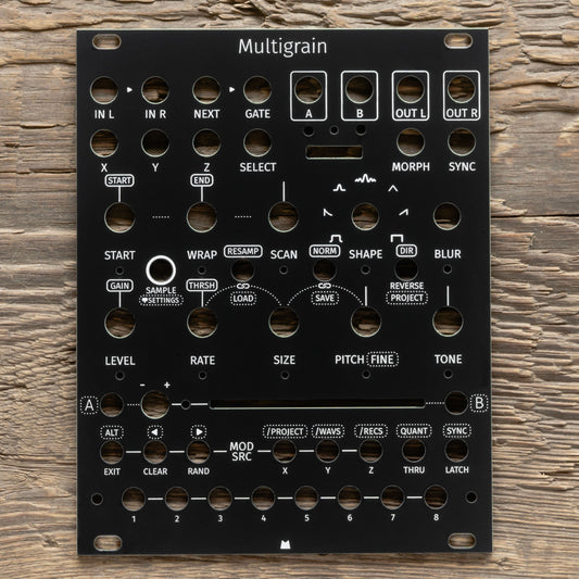 Multigrain black panel