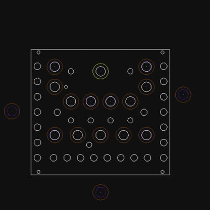 Magneto - Flux Fields - black & gold panel
