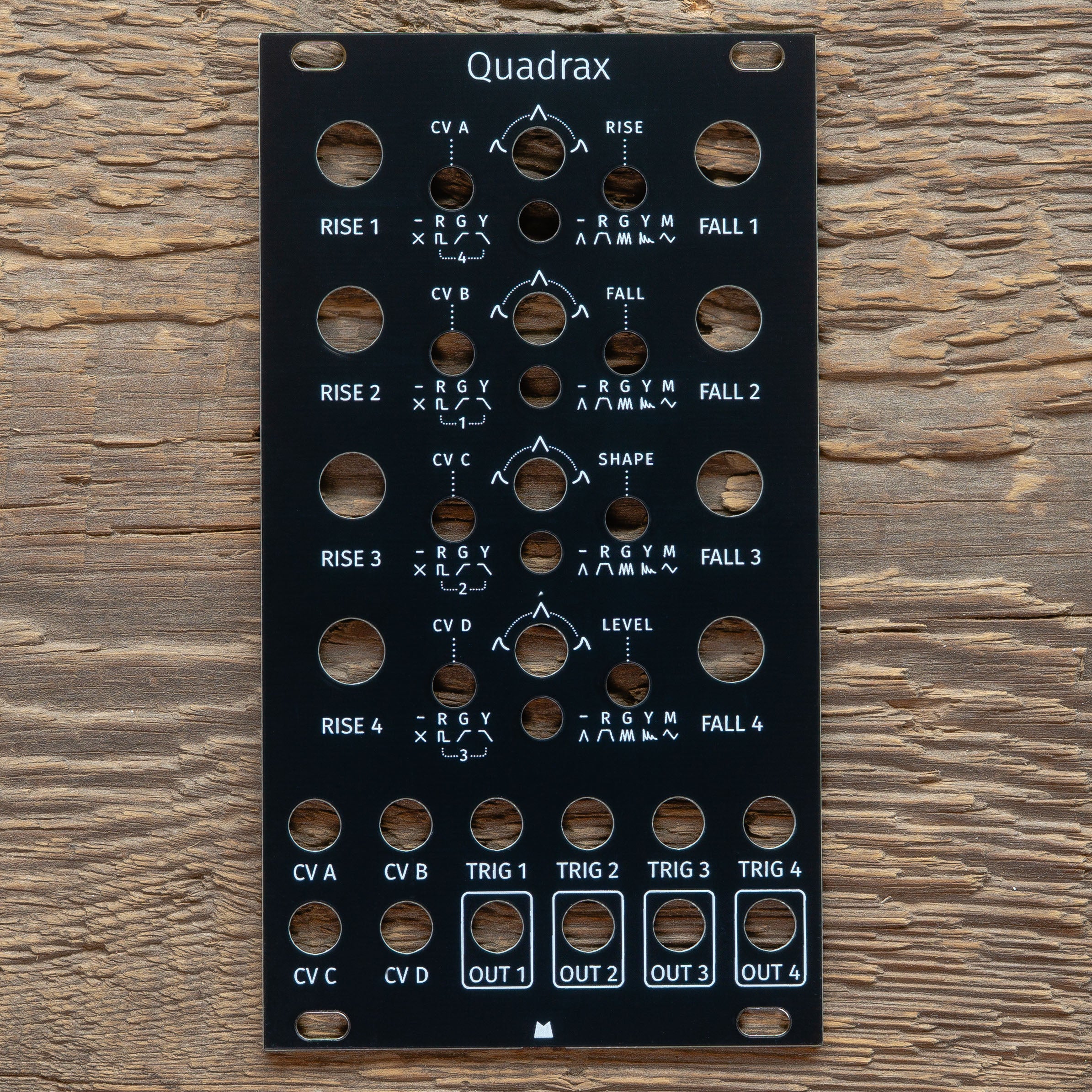 Quadrax black panel – Mörk Modules