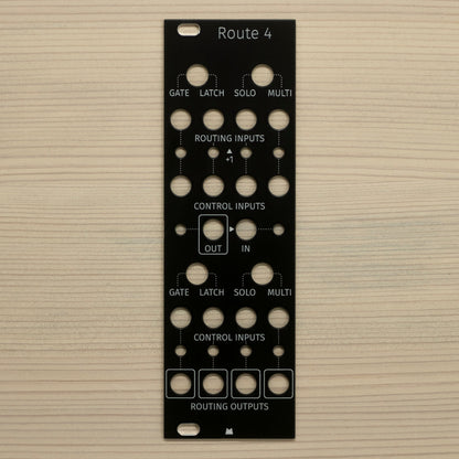 Route 4 black panel