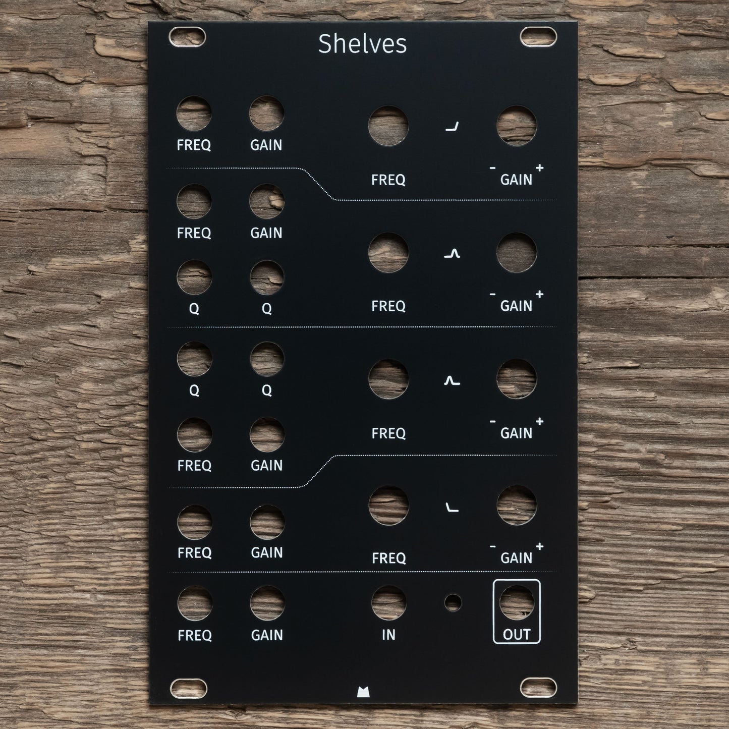 Shelves (mk1) black panel