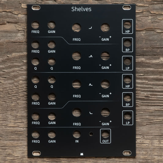 Shelves (mk2 - 2015) black panel