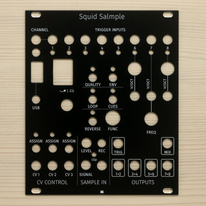 Squid Salmple black panel