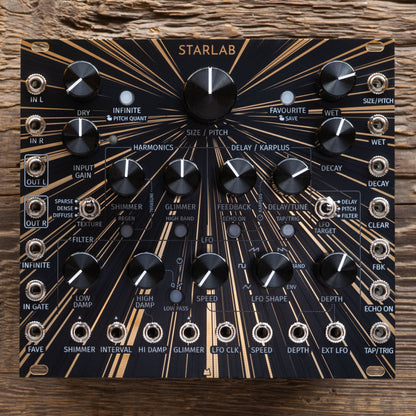 StarLab - Deep Space - black & gold panel