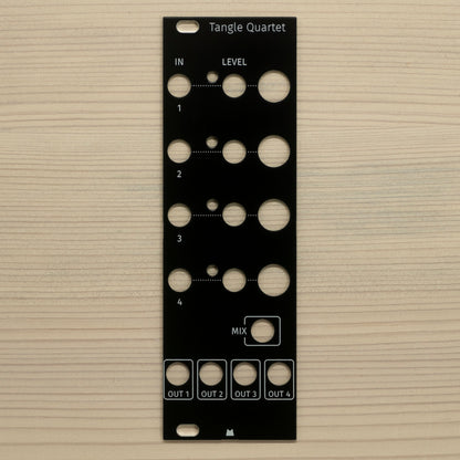 Tangle Quartet black panel