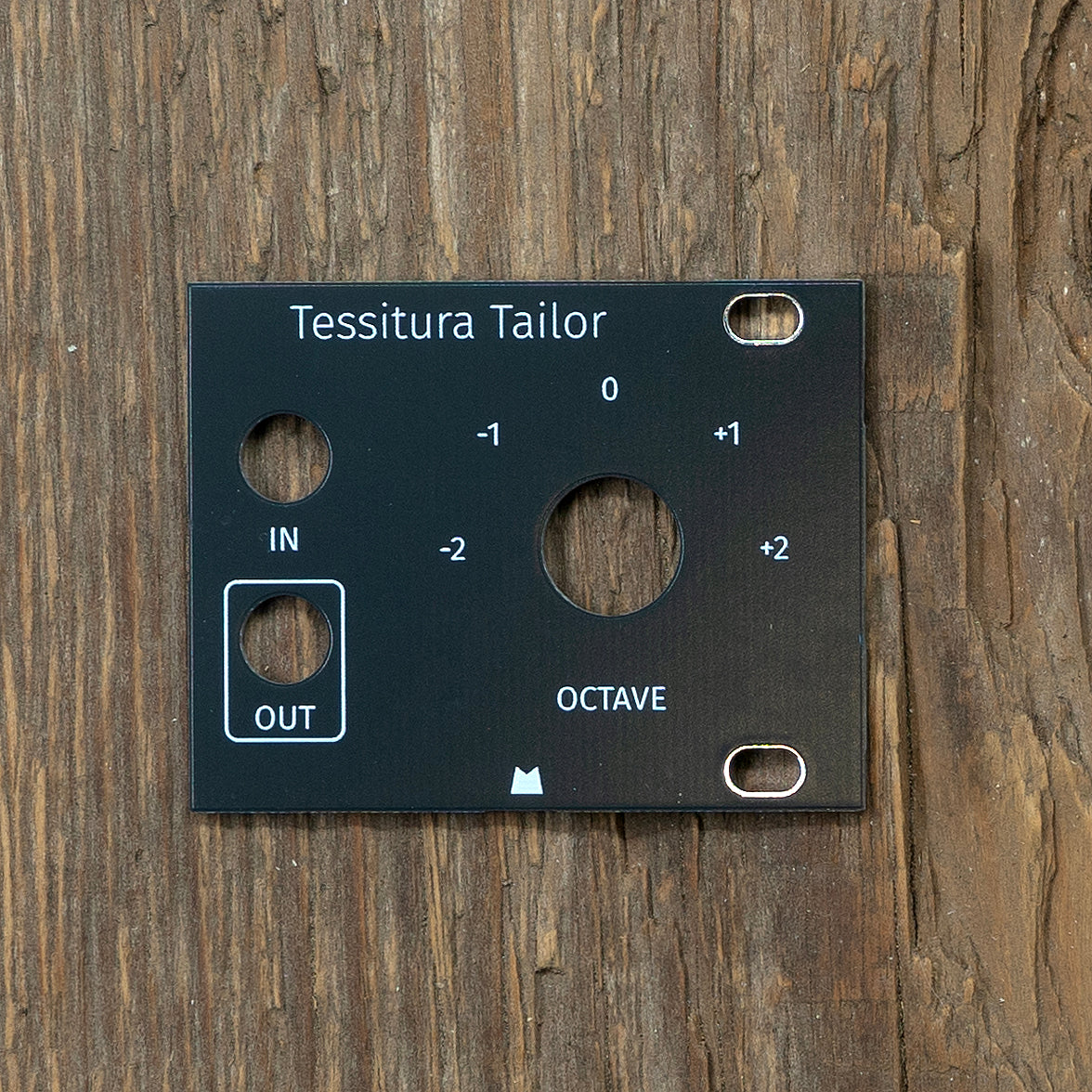 Tessitura Tailor 1U black panel