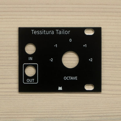 Tessitura Tailor 1U black panel