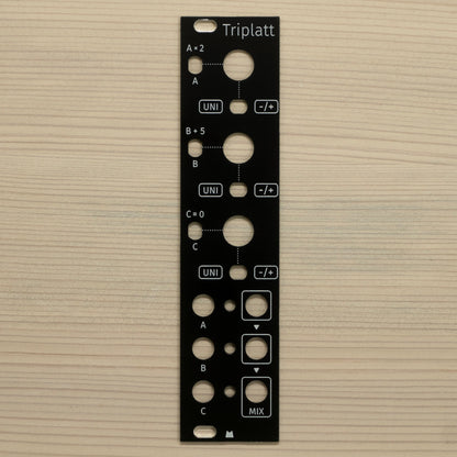 Triplatt black panel