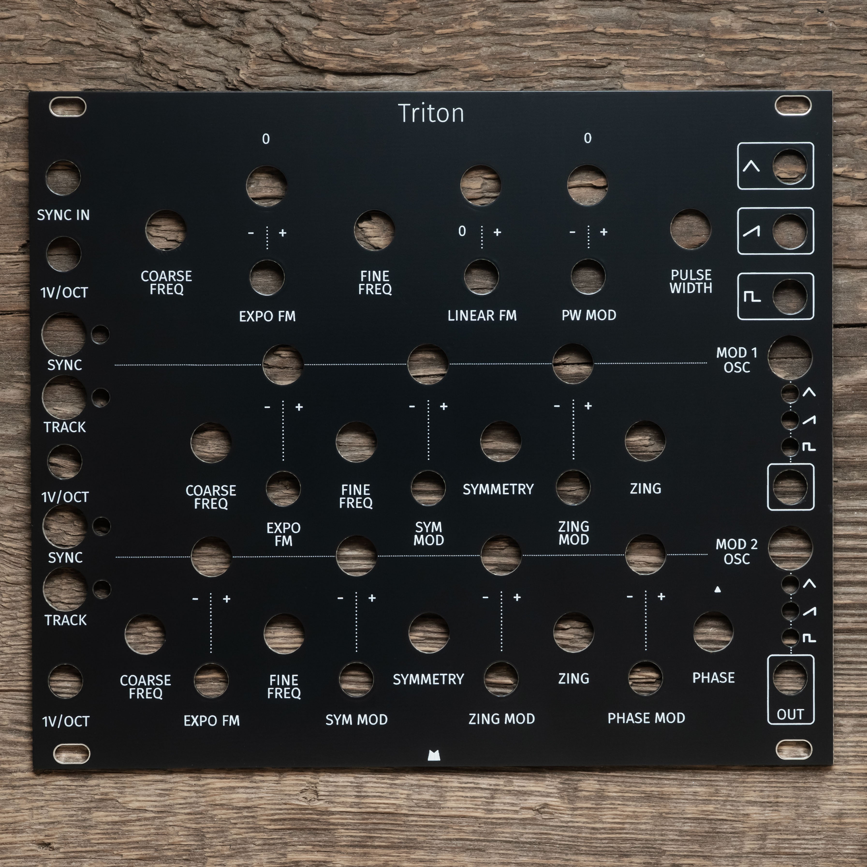 Triton Module Triton black panel – Mörk Modules