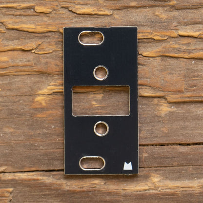 USB Power 1U black panel