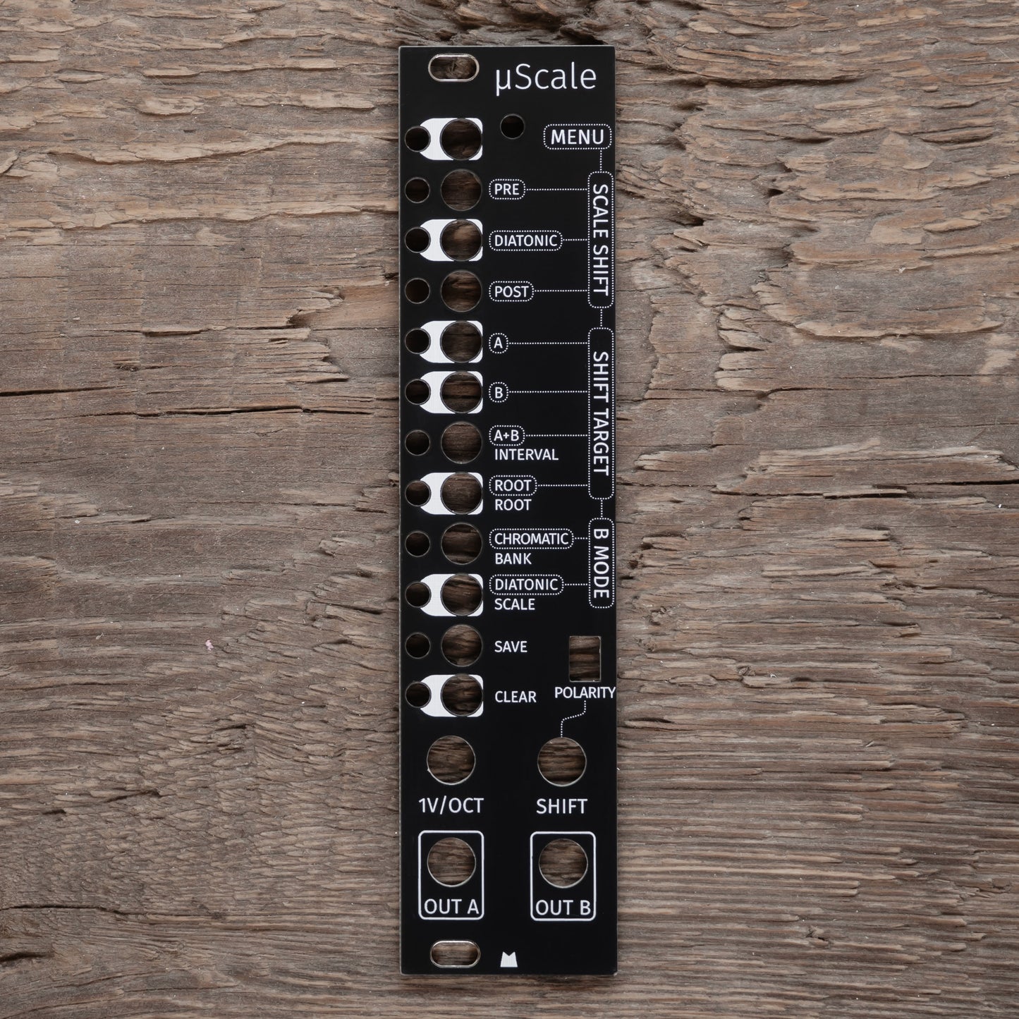 uScale (v2) black panel