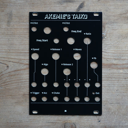 Akemies Taiko black panel